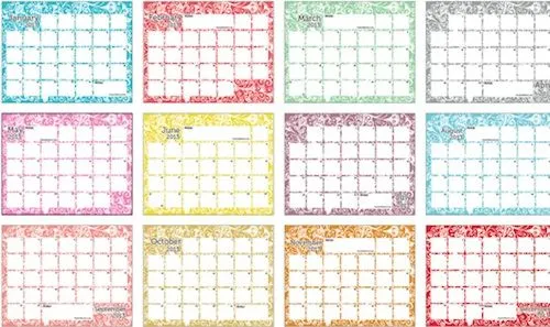 32 Calendarios 2013 para imprimir, plantillas PSD, Excel y Word 32 Calendarios 2013 para imprimir, plantillas PSD, Excel y Word