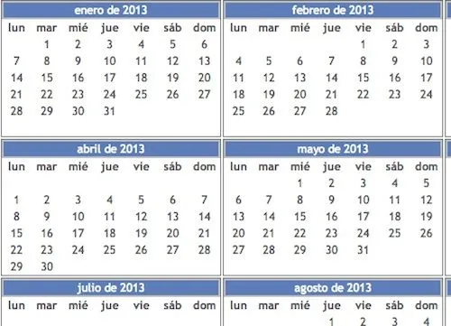 Calendario 2.013 argentina para imprimir - Imagui Calendario 2.013 argentina para imprimir - Imagui