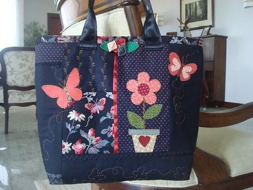 Bolsas de patchwork moldes - Imagui