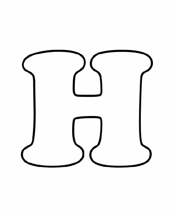 33+ Desenhos de Letra H: Atividades, Moldes e Figuras de Alfabetização 33+ Desenhos de Letra H: Atividades, Moldes e Figuras de Alfabetização