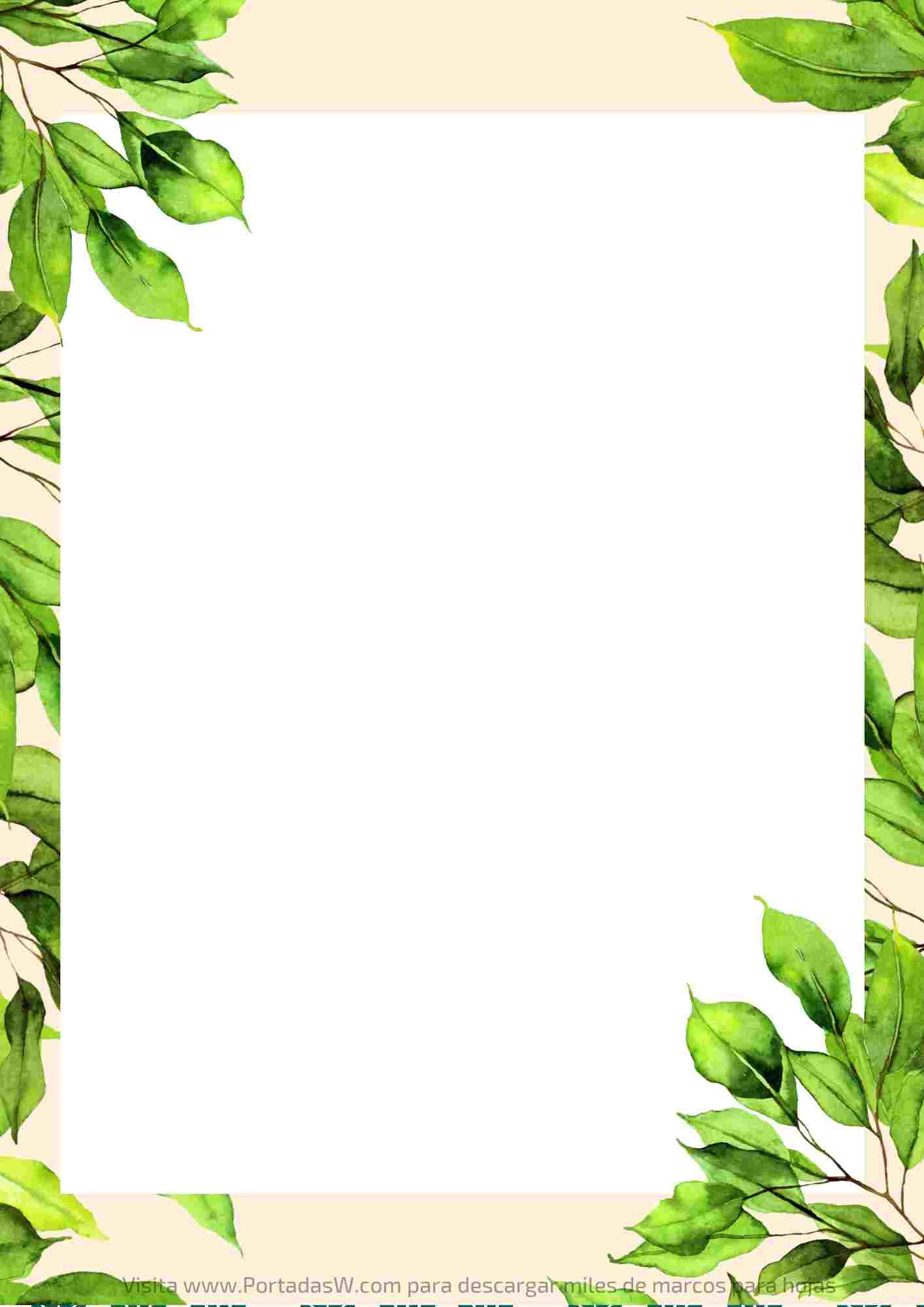 ᐅ +33 Marcos para Hojas ⇒ Diseños Originales en WORD ✔️ ᐅ +33 Marcos para Hojas ⇒ Diseños Originales en WORD ✔️