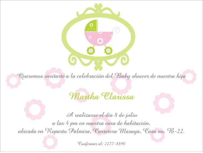 Tarjetas Baby Shower | Tarjetas y Diseños Muy Creativa