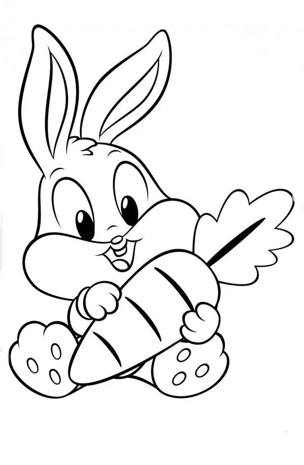34 dibujos de conejos de Pascuas para pintar esta Semana Santa ...