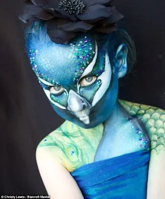 Maquillaje en cara de niños