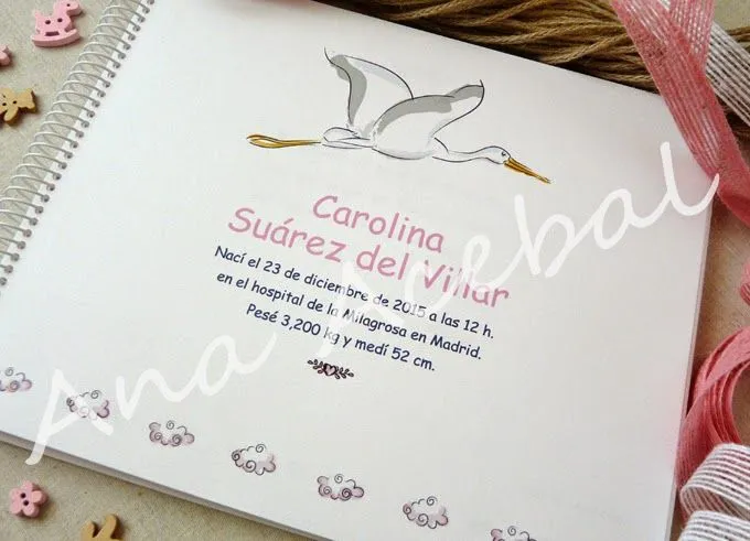 Libro de Nacimiento personalizado www.pihippie.com Libro de Nacimiento personalizado www.pihippie.com