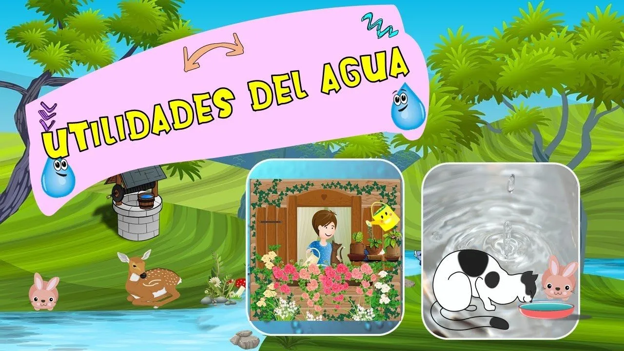 Utilidades del agua dibujos