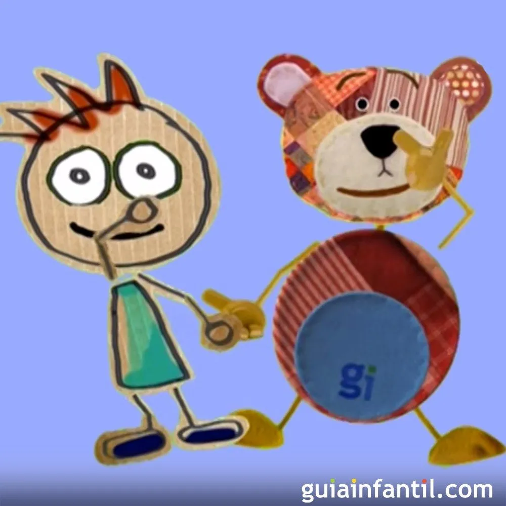 Canción infantil de Pin Pon, el muñeco de cartón Canción infantil de Pin Pon, el muñeco de cartón