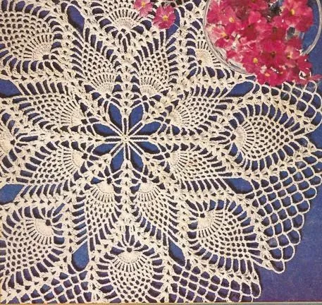 371 Instrucciones de Centros de Mesa "Las Espigas" a Crochet ...