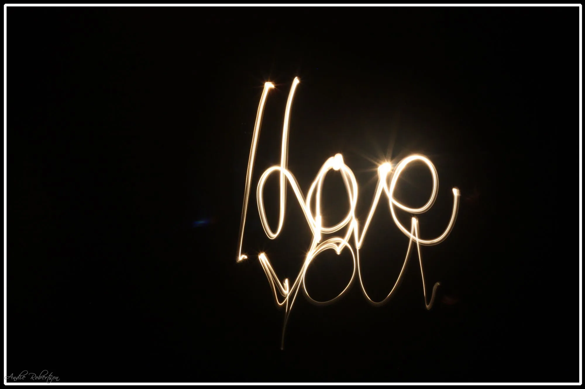 37/365 - I Love You Light Graffiti | Flickr - Photo Sharing!