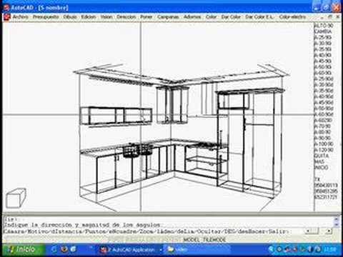 3D Cocinas Parte 1 - YouTube