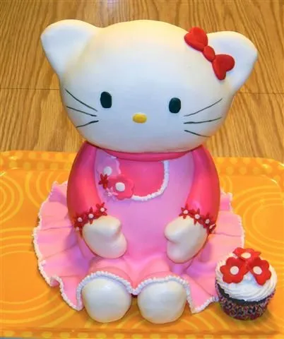 3d Hello Kitty Cake Tutorial - The Body | The Cake Class