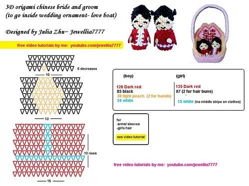 3D origami chinese bride & groom diagram | Flickr - Photo Sharing! 3D origami chinese bride & groom diagram | Flickr - Photo Sharing!