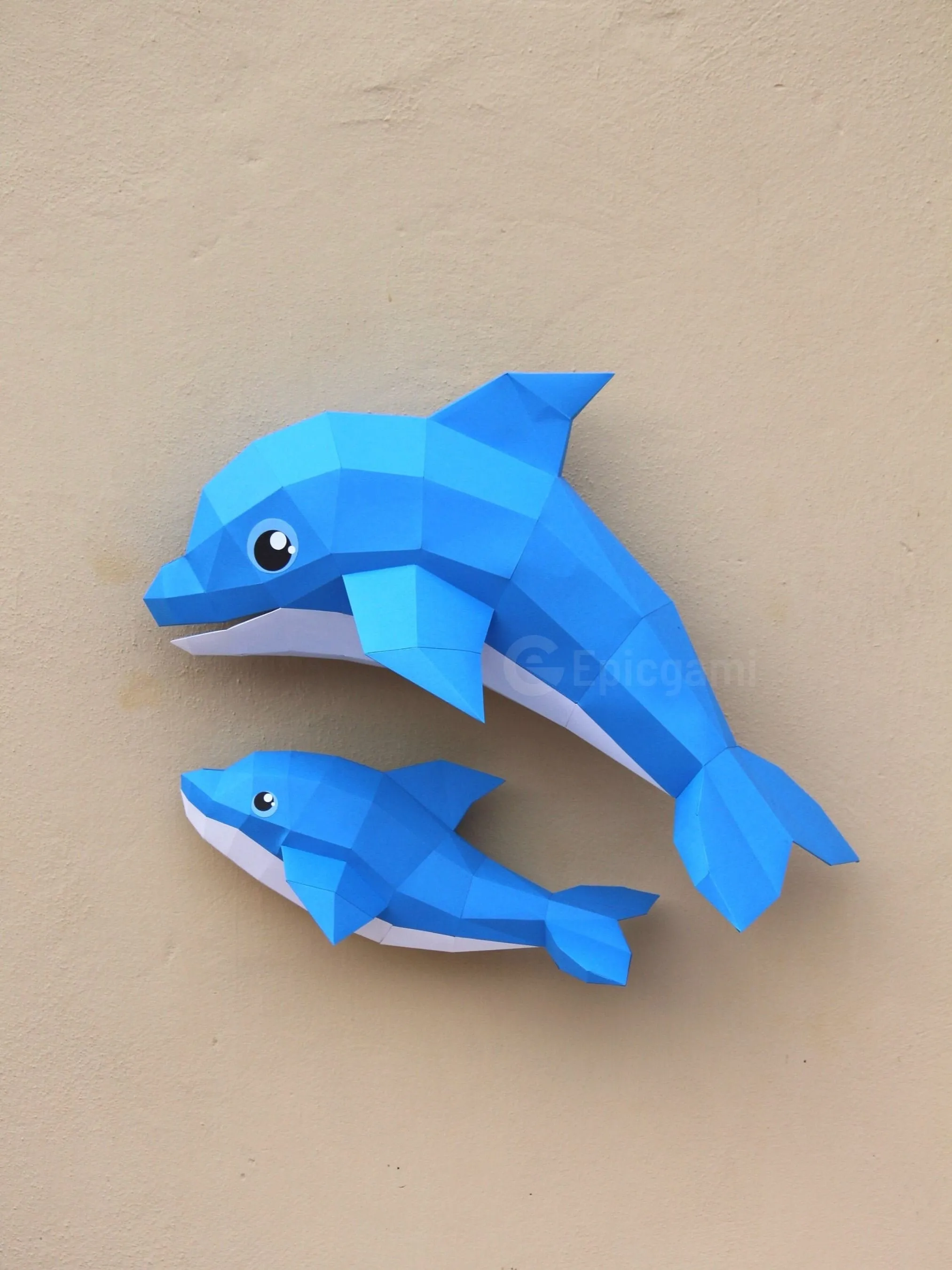 3d origami fish - Etsy México