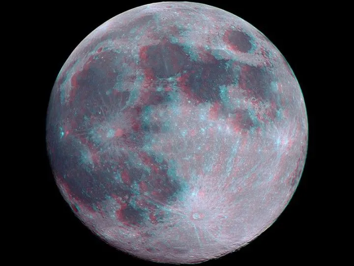 Luna llena en 3D | Imagen astronomía diaria - Observatorio Luna llena en 3D | Imagen astronomía diaria - Observatorio