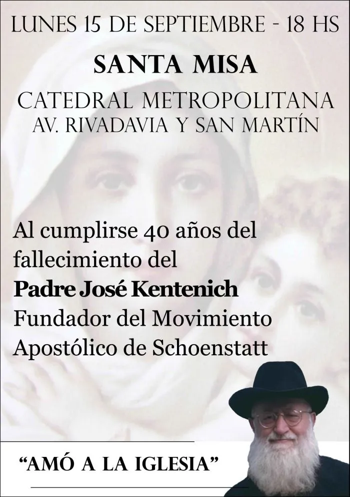 40° Aniversario fallecimiento Padre José Kentenich | Padre José Kentenich
