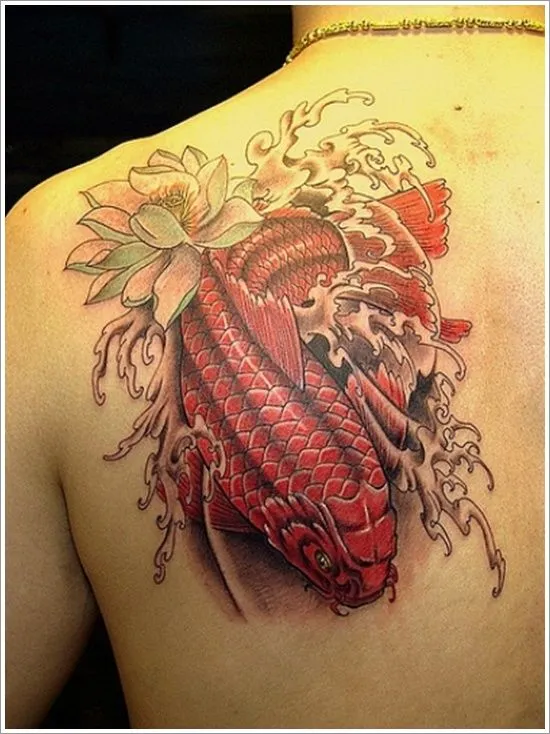 40 diseños de tatuajes de peces koi
