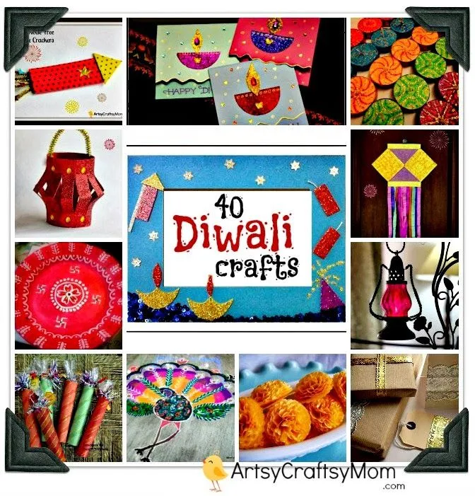 40+ Diwali Ideas - Cards, Crafts, Decor, DIY - Artsy Craftsy Mom