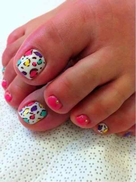 Más de 40 fotos de uñas decoradas para Pies – Foot nails ...