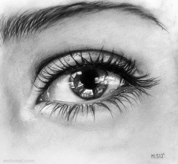 40 hermosos y realistas dibujos a lápiz de los ojos humanos ... 40 hermosos y realistas dibujos a lápiz de los ojos humanos ...