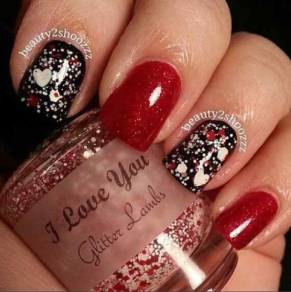 40 Uñas decoradas color rojo que podes usar para recibir el año ... 40 Uñas decoradas color rojo que podes usar para recibir el año ...