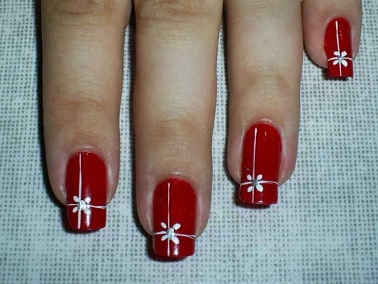 40 Uñas decoradas color rojo que podes usar para recibir el año ...