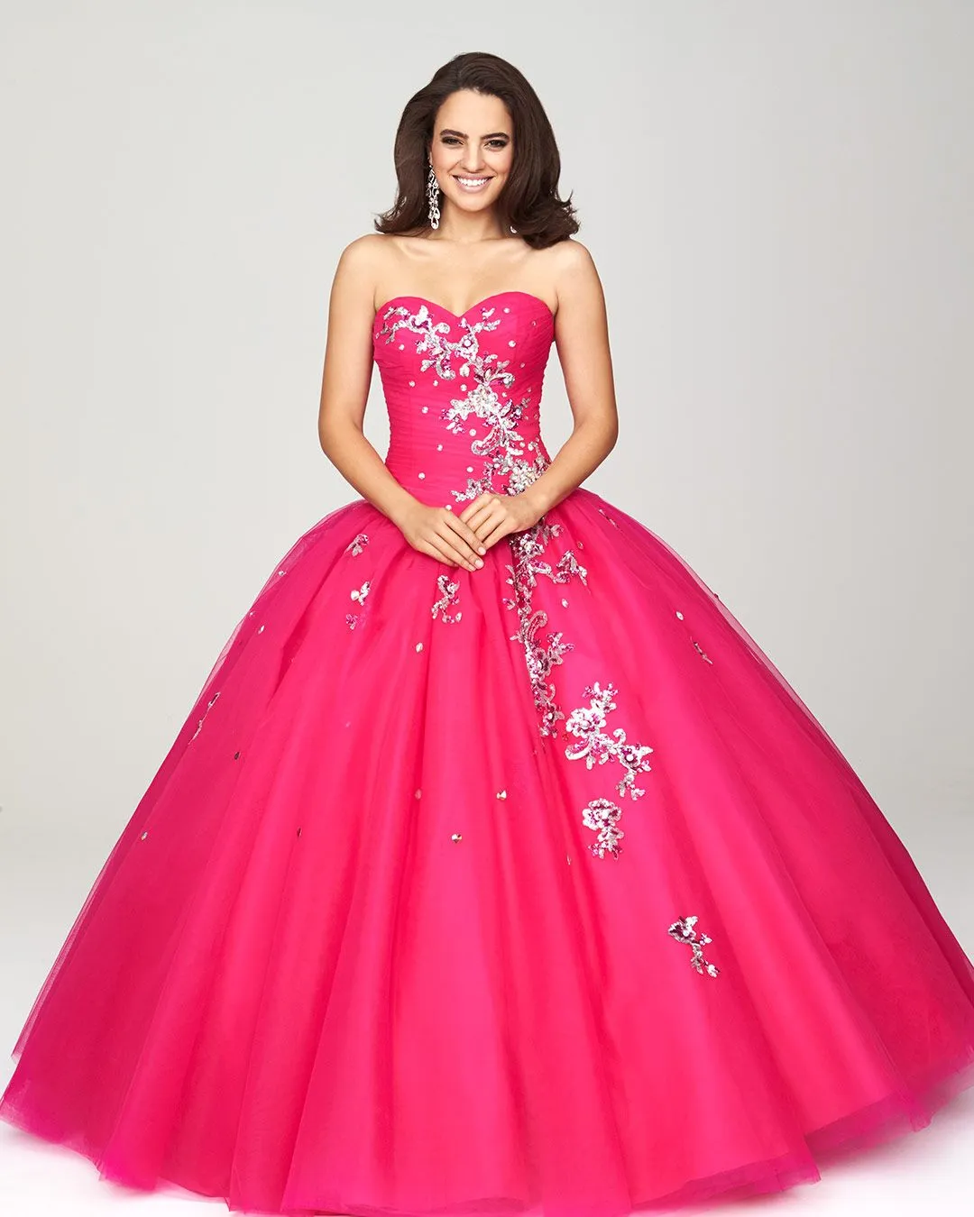 40 Vestidos de 15 años largos y cortos en color rosa | Vestidos Glam
