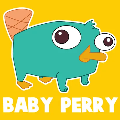 400x400 baby perry the platypus How to Draw Baby Perry the Platypus ...