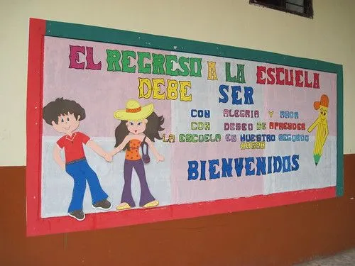 Carteleras de bienvenidas - Imagui