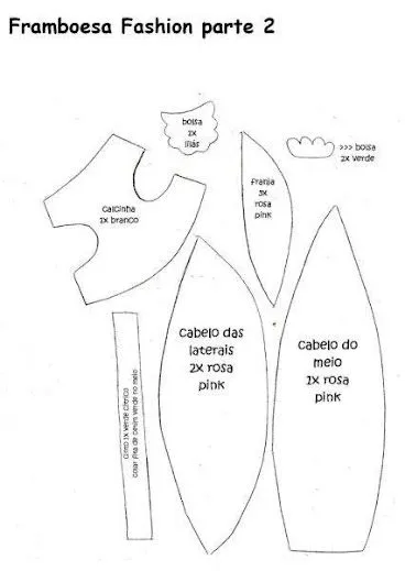 Fofucha cigueña patrones - Imagui