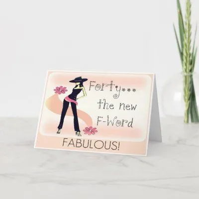 40.o Tarjeta de cumpleaños para las mujeres de Zazzle.es 40.o Tarjeta de cumpleaños para las mujeres de Zazzle.es