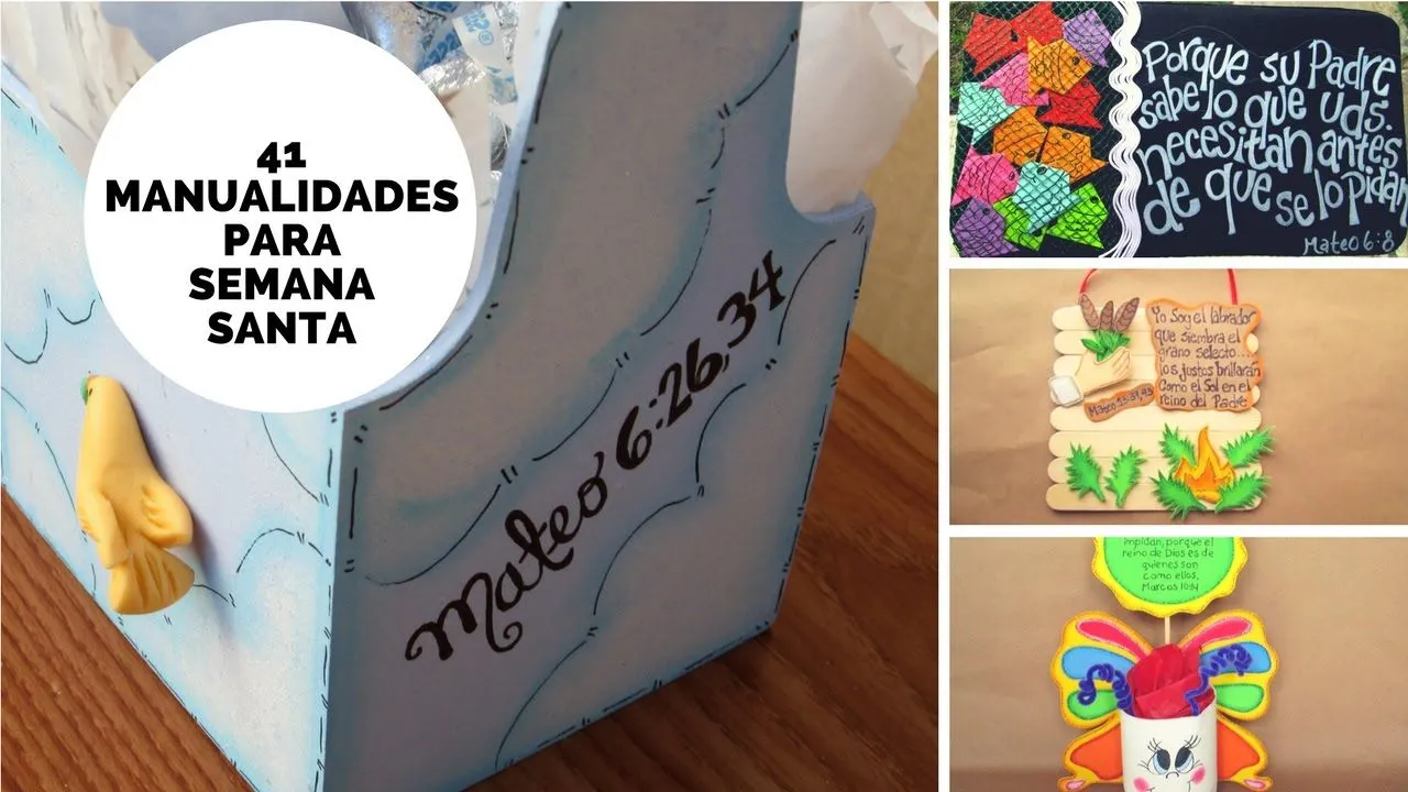 41 Manualidades cristianas para Semana Santa. Easter crafts. - YouTube 41 Manualidades cristianas para Semana Santa. Easter crafts. - YouTube
