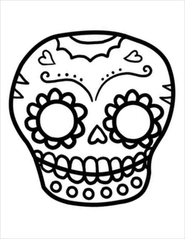 42 imágenes de calaveras para colorear y recortar | Calaveras para colorear, Imagenes de calavera, Pintura de calavera 42 imágenes de calaveras para colorear y recortar | Calaveras para colorear, Imagenes de calavera, Pintura de calavera