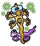 Lagartijas para colorear