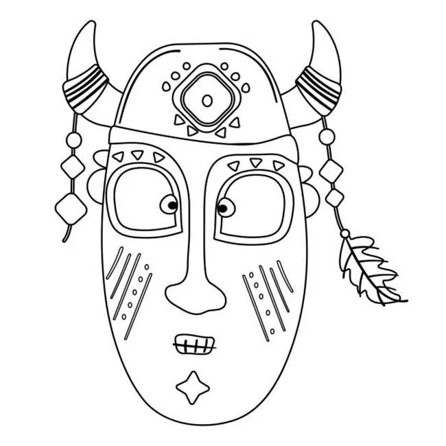 45+ Desenhos de Máscaras Africanas para Imprimir e Colorir/Pintar 45+ Desenhos de Máscaras Africanas para Imprimir e Colorir/Pintar