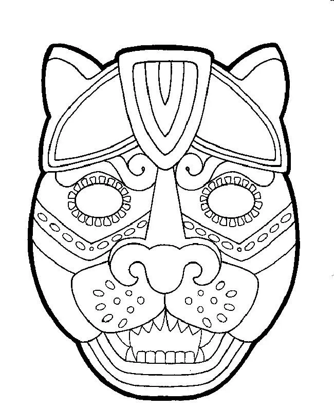 45+ Desenhos de Máscaras Africanas para Imprimir e Colorir/Pintar 45+ Desenhos de Máscaras Africanas para Imprimir e Colorir/Pintar