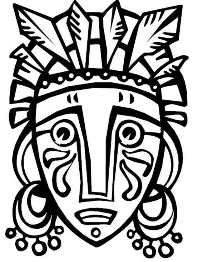 45+ Desenhos de Máscaras Africanas para Imprimir e Colorir/Pintar 45+ Desenhos de Máscaras Africanas para Imprimir e Colorir/Pintar