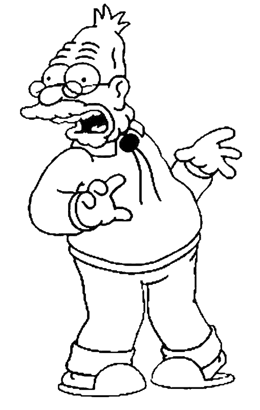Dibujos para colorear de Los Simpson
