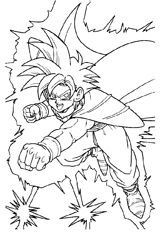 Dibujos para colorear de Dragon Ball, Bola de Dragón, Plantillas ...