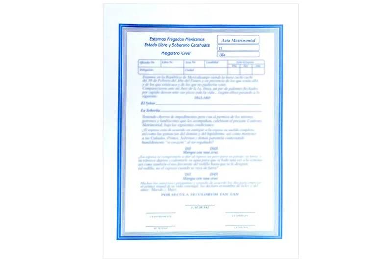 50 ACTAS DE MATRIMONIO PARA REGISTRO CIVIL | WIWI 50 ACTAS DE MATRIMONIO PARA REGISTRO CIVIL | WIWI