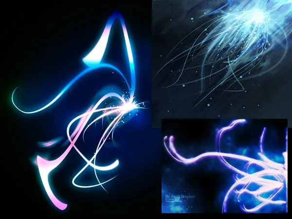 50 conjunto de pinceles con efectos de luz para Photoshop 50 conjunto de pinceles con efectos de luz para Photoshop