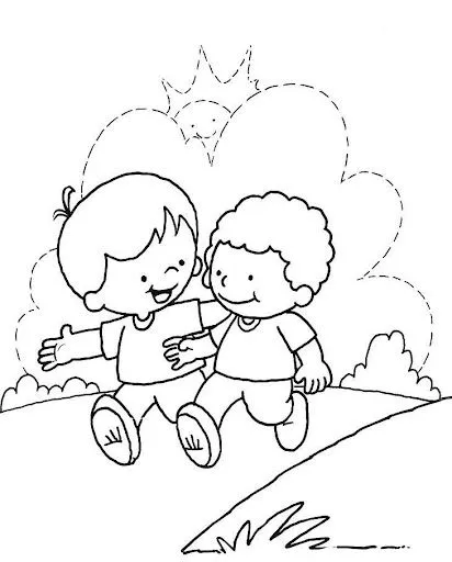 50 desenhos do Dia do Amigo para colorir, pintar, imprimir ou ... 50 desenhos do Dia do Amigo para colorir, pintar, imprimir ou ...