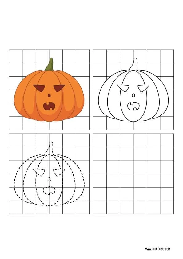 50 dibujos de Halloween para colorear fáciles y divertidos - Pequeocio 50 dibujos de Halloween para colorear fáciles y divertidos - Pequeocio