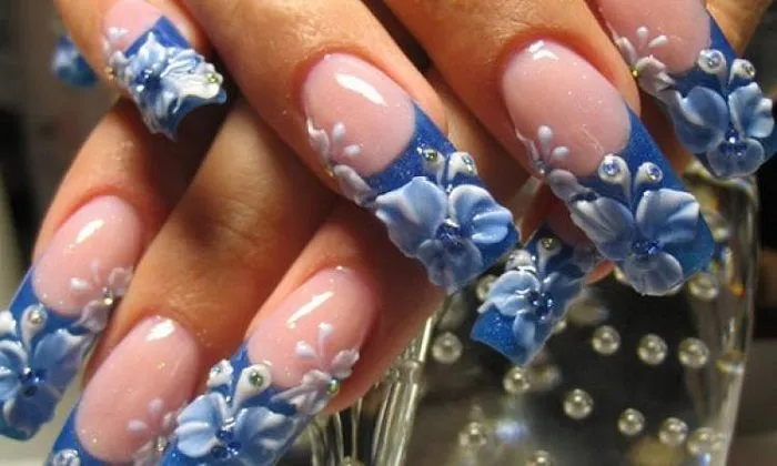50 Diseños de Uñas con Flores en 3D - Flores Acrilicas - ε Diseños ... 50 Diseños de Uñas con Flores en 3D - Flores Acrilicas - ε Diseños ...