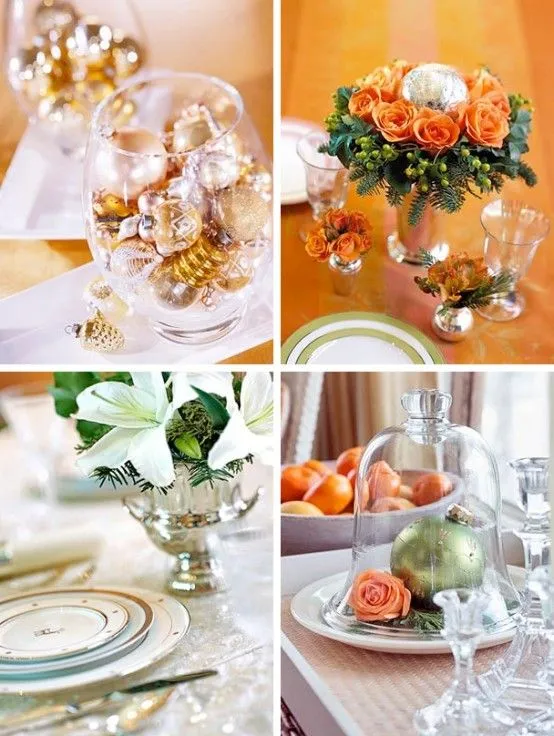 50 Fáciles Ideas de Centros de Mesa para Navidad - Muy Lindos ... 50 Fáciles Ideas de Centros de Mesa para Navidad - Muy Lindos ...