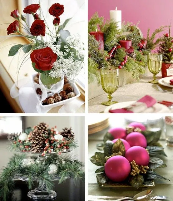 50 Fáciles Ideas de Centros de Mesa para Navidad - Muy Lindos ... 50 Fáciles Ideas de Centros de Mesa para Navidad - Muy Lindos ...
