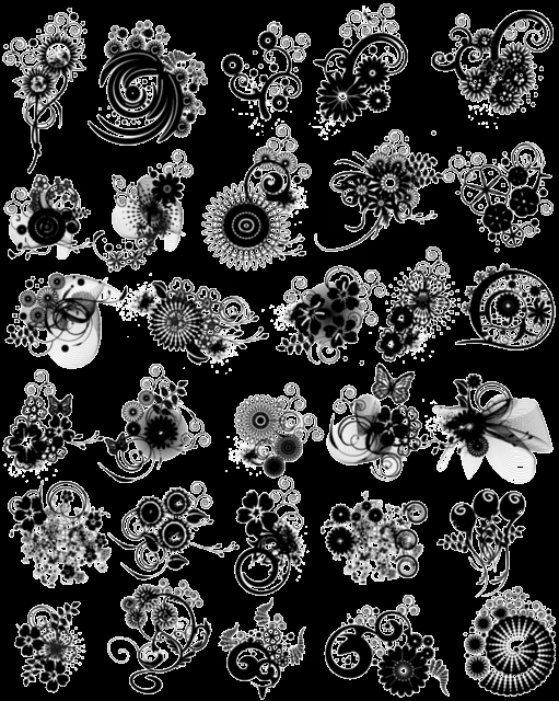 50+ Floral Vectors Pack for Graphic Designers | DotCave