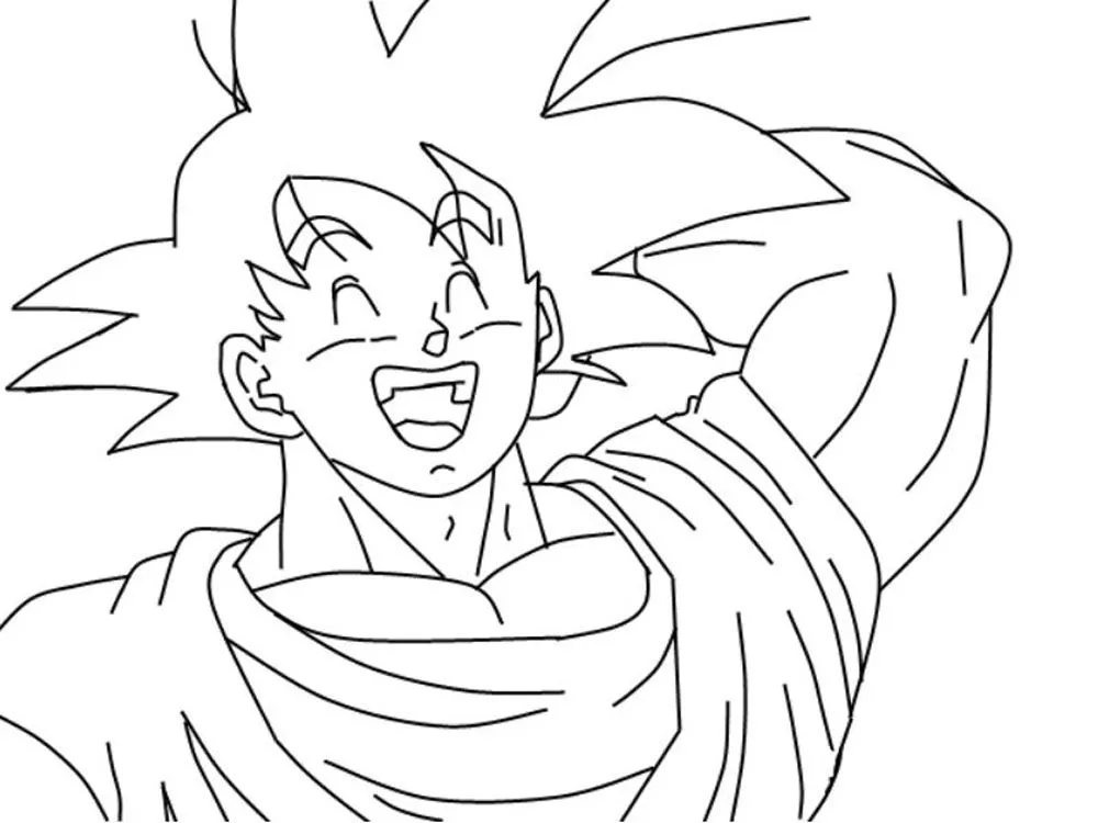 50 imágenes de Goku para Dibujar - Dibujo para Imprimir 50 imágenes de Goku para Dibujar - Dibujo para Imprimir