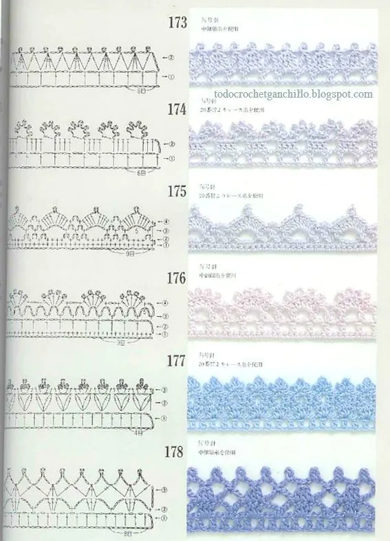50 Patrones de Puntillas Crochet / Descarga Gratis 50 Patrones de Puntillas Crochet / Descarga Gratis