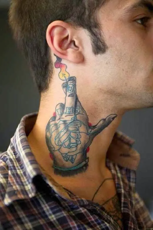 50 TATUAJES EN EL CUELLO PARA CHICOS Y CHICAS | Belagoria