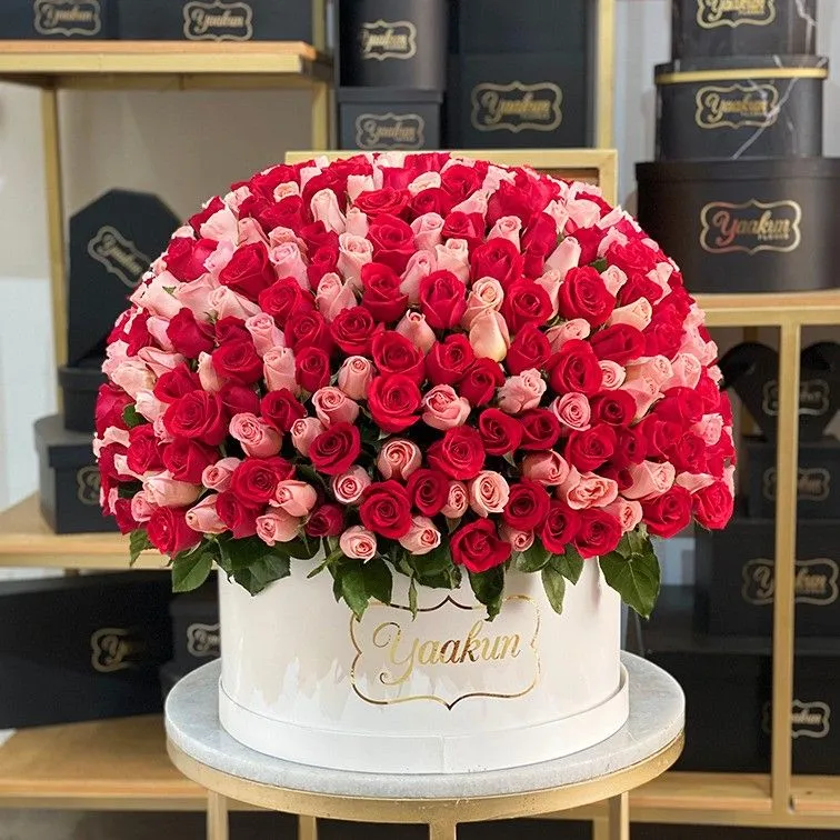 500 rosas rojas & hermosas en caja redonda blanca | Yaakun Flores 500 rosas rojas & hermosas en caja redonda blanca | Yaakun Flores